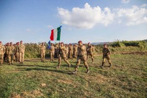 Aviolancio Bandiera di Guerra del 185° Reggimento Artiglieria Paracadutisti 