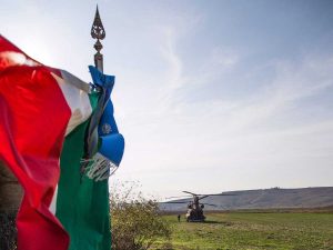 Aviolancio Bandiera di Guerra del 185° Reggimento Artiglieria Paracadutisti 