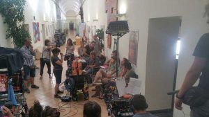 Viterbo - Le riprese del film Troppa Grazia