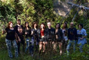 I fotografi e la band con Lietta Granata