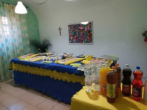 Civitella d'Agliano - Buffet nella Casa sorriso