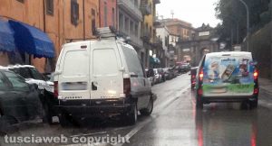 Viterbo - Incidente in via della Palazzina