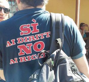 Una manifestazione dell'Usb