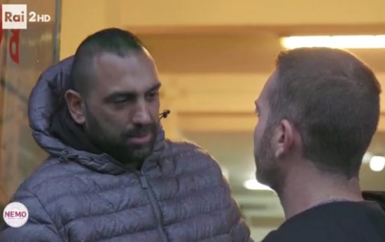 Roberto Spada con Davide Piervincenzi