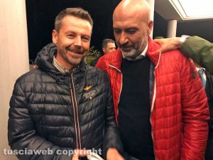 Sergio Pirozzi con il sindaco di Tuscania Fabio Bartolacci