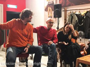 Viterbo - Caffeina christmas village - La presentazione del Teatro incantato - Filippo Rossi, Andrea Baffo, Annalisa Canfora