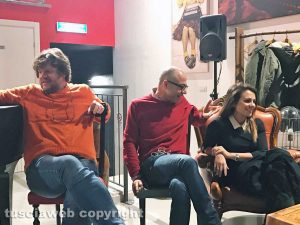 Viterbo - Caffeina christmas village - La presentazione del Teatro incantato - Filippo Rossi, Andrea Baffo, Annalisa Canfora