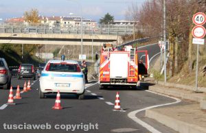 Viterbo - Incidente mortale sul Semianello