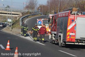 Viterbo - Incidente mortale sul Semianello