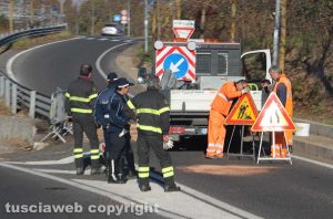 Viterbo - Incidente mortale sul Semianello