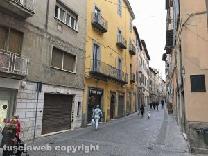 Viterbo - Le luminarie di Natale a corso Italia