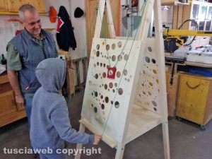I giochi in legno realizzati da Vasco Araldi