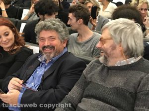 Varesenews compie venti anni - Il primo direttore Carlo Galeotti con l'attuale direttore Marco Giovannelli