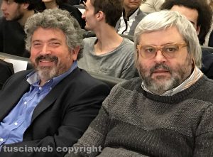 Varesenews compie venti anni - Il primo direttore Carlo Galeotti con l'attuale direttore Marco Giovannelli