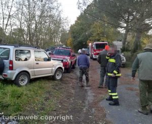 Valentano - Cagnolina caduta in un pozzo - L'intervento dei vigili del fuoco