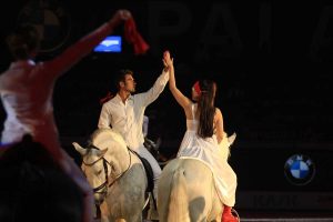 Lo spettacolo di Gessica Notaro a Fieracavalli 