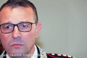 Il comandante Giuseppe Palma presenta il calendario 2018 dell'Arma dei carabinieri