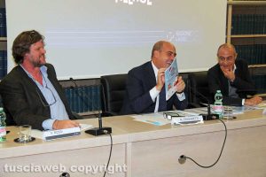 Roma - Filippo Rossi, Nicola Zingaretti e Andrea Baffo