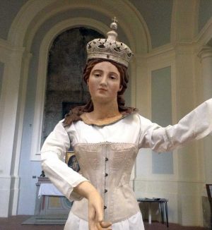 La Madonna del Rosario nel giorno della riconsegna