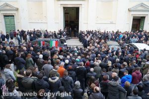 Gallese - I funerali del parà Tiziano Celoni