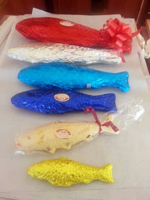 Pesci di sant'Andrea degli artigiani pasticceri 