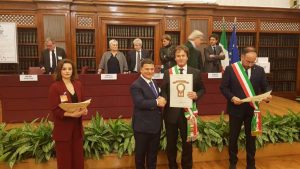 Bagnoregio premiato in Senato 