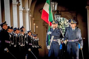 Gli allievi marescialli guardia d'onore al Quirinale