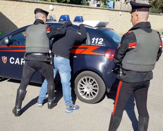 Carabinieri - Un arresto - Foto d'archivio