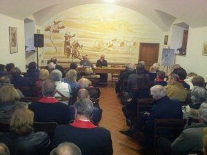 Un momento della conferenza su Chiti a Orvieto 