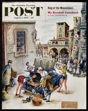 Viterbo sulla copertina del Saturday evening Post del 1958