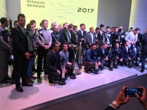 Gustavo sandrucci premiato da Renault sport a Parigi 