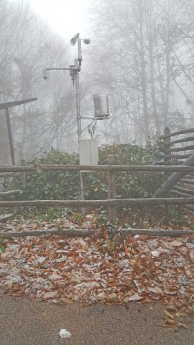 Viterbo - La stazione di rilevamento di dati meteorologici sui Monti Cimini