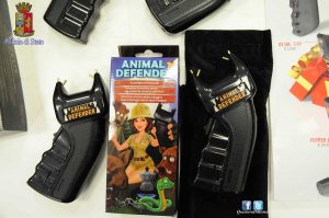Roma - Il materiale sequestrato dalla polizia