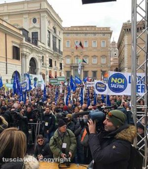 Noi con Salvini Viterbo in piazza a Roma