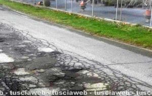 Strada Terme disastrata 