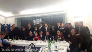 Viterbo - Il pranzo di Natale dell'Associazione nazionale paracadutisti