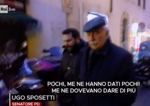 Ugo Sposetti a Report