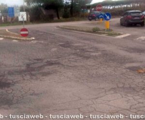 Strada Terme disastrata 