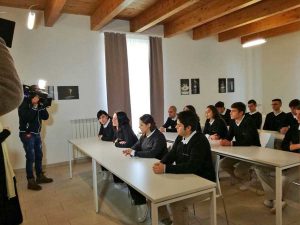 Castiglione in Teverina - Gli allievi della scuola Intrecci