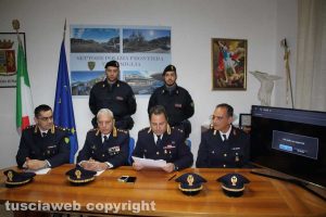 Sanremo - Delitto di via Santa Lucia - Fermo di Ermanno Fieno - La conferenza della polizia
