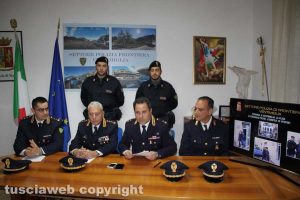 Sanremo - Delitto di via Santa Lucia - Fermo di Ermanno Fieno - La conferenza della polizia