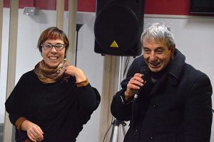 Viterbo - Associazione Juppiter - Barbara Paris e l'assessore Delli Iaconi
