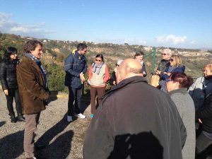 Primi crocieristi a Civita di Bagnoregio