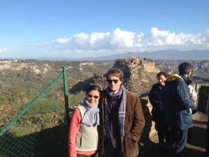 Primi crocieristi a Civita di Bagnoregio