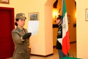 Giurano i marescialli del XVIII corso Lealtà 