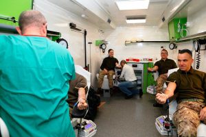 Gli allievi marescialli donano il sangue