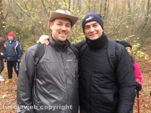 Cammino sulle vie dell’esilio di Santa Rosa - I facchini di Santa Rosa Francesco Favetta e Roberto Ceccariglia