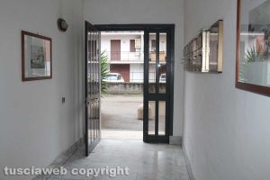 Viterbo - Delitto di via Santa Lucia - Il portone della palazzina