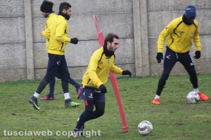 Sport - Calcio - Viterbese - L'allenamento di ieri - Celiento