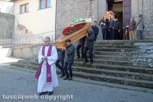 Viterbo - Delitto di via Santa Lucia - I funerali di Gianfranco Fieno e Rosa Rita Franceschini